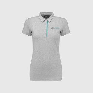AMG Petronas Motorsports grey polo button up